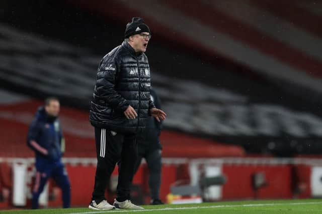 Marcelo Bielsa, Manager of Leeds United. (Photo by Adam Davy - Pool/Getty Images)