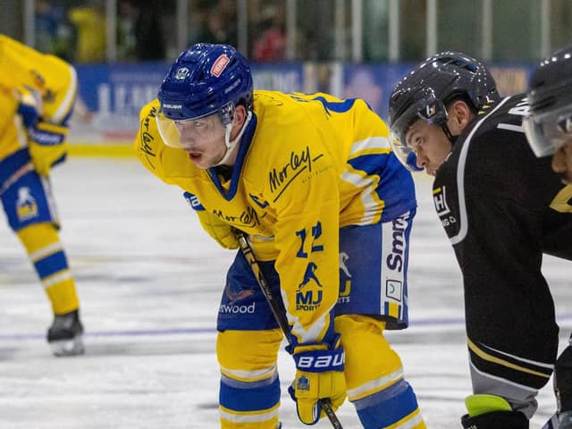 LEADING MAN: Leeds Knights' captain Kieran Brown scored a hat-trick as his team hit back from Saturday's 4-1 defeat at Milton Keynes Lightning. Picture: Aaron Badkin/Leeds Knights