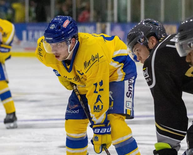 LEADING MAN: Leeds Knights' captain Kieran Brown scored a hat-trick as his team hit back from Saturday's 4-1 defeat at Milton Keynes Lightning. Picture: Aaron Badkin/Leeds Knights