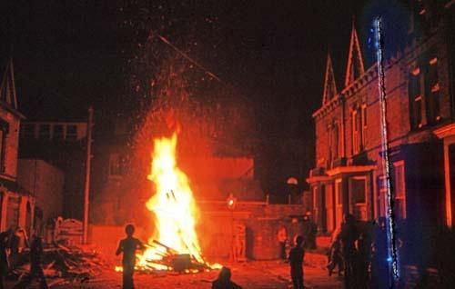 "Bonfires in middle of our streets and every one waiting for the Baked Potatoes we placed in base of fire" - Lulu Belle.