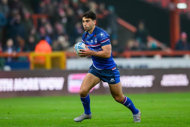 The sky's the limit for former Leeds Rhinos half-back Jack Sinfield, pictured, according to Wakefield Trinity coach Daryl Powell. Picture by Allan McKenzie/SWpix.com.
