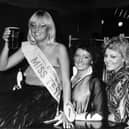 The Yorkshire Evening Post's "Miss Tetley Contest" was held at nightspot Foxes on Harrogate Road in November 1983.  Wendy Pratt, representing the Old Halfway House, at Horbury, was crowned the winner. Looking on, from left, are runners-up Susan Lane, Sally Ann Johnson, and Sharon Hoddy.
