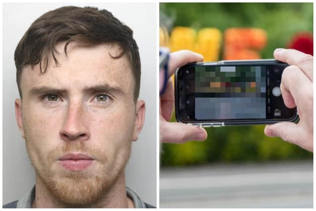 Bland was jailed for three years for stalking his ex, taking videos and bombarding her with calls. (pic by WYP / National World)