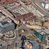 The site of the former job centre in Eastgate has been put on the market. Picture: Savills