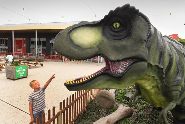 The free family trail features 11 different dinosaurs located across the centre.