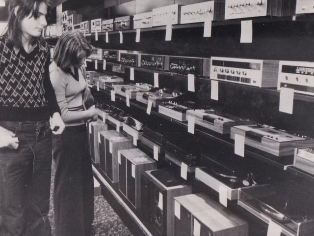 The Comet store appealed to shoppers both young and old.