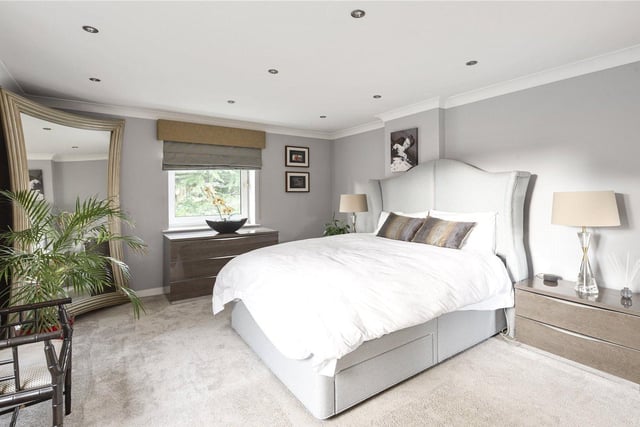 There is a spacious master suite which is serviced by a recently appointed and stylish en-suite shower room. There are a further four good sized bedrooms and a stunning house bathroom which incorporates a three-piece suite.