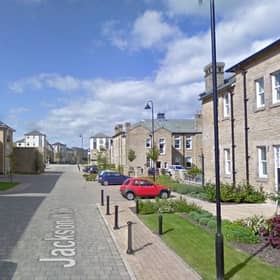 The incident took place in Jackson Walk, Menston.