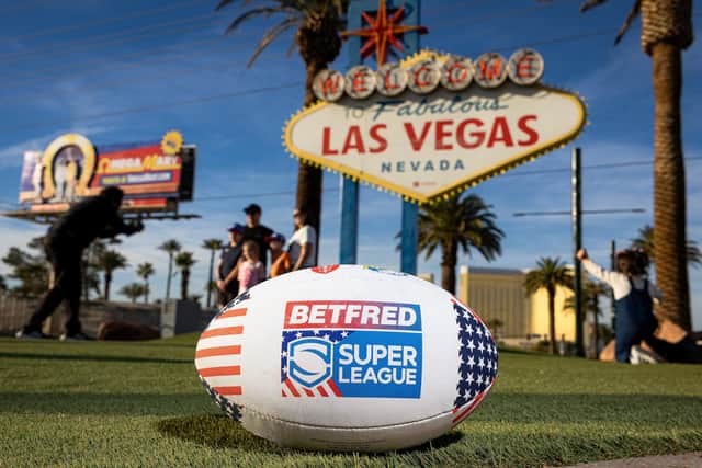 Super League is visiting Las Vegas for the second successive year. Picture by Alex Whitehead/SWpix.com.