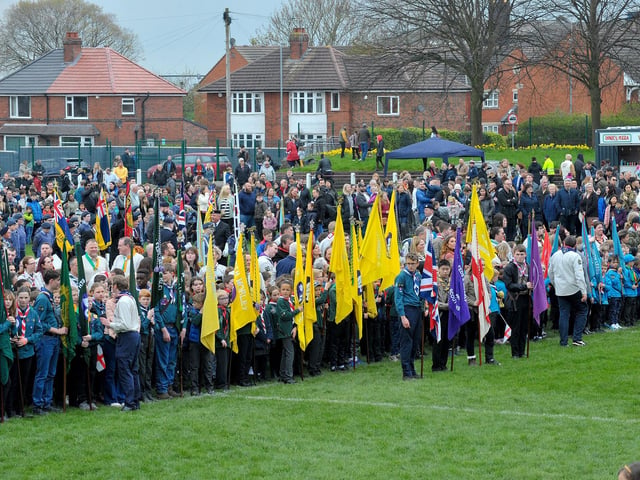 A variety of youth groups were part of the parade.