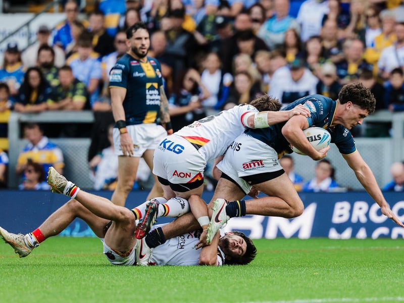 Ben Littlewood (Leeds Rhinos v Bradford Bulls): Grade A late contact on passer, one penalty point, total points in past 12 months one - no further action.