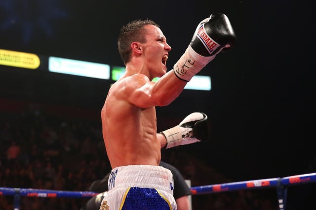 Leeds boxer Josh Warrington, now 32, was 23 when he defeated Rendall Munroe in Manchester in 2014.