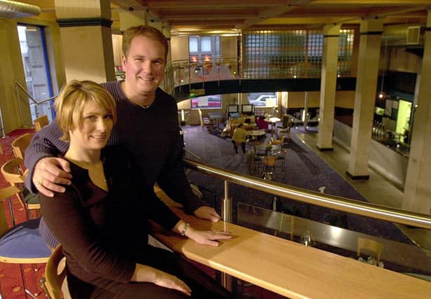 Husband and wife team Phil and Paula Buckley, managers of Becketts Bank, the newly-opened Wetherspoons bar on Park Row in Leeds city centre.