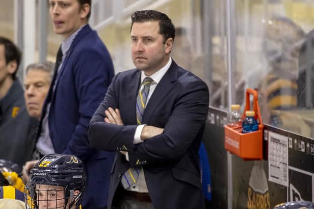 BACKING: Canisius College head coach Trevor large believes James Witkowski has plenty to offer Leeds Knights Picture courtesy of Tom Wolf/Canisius College Media