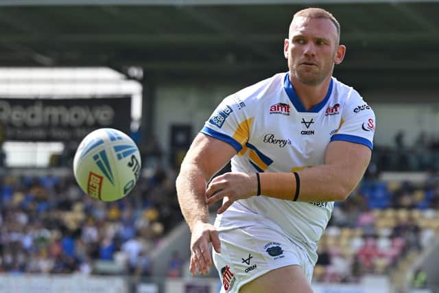 Australian signing Matt Lodge impressed the YEP's Leeds Rhinos jury with his debut performance in the 66-16 win at York Knights. Picture by Matthew Merrick/SWpix.com.