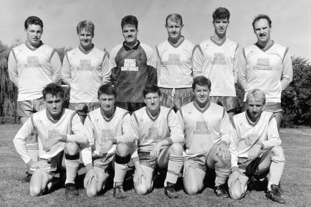 Station Hotel, who played in Division One of the Leeds Sunday League, pictured in September 1990.  Back row, from left, are Stewart Howcroft, Carl Sharman, Craig Smith, Matthew Hill, Phil Sharp, Chris Mabbut. Front row, from left, are Steve Gardner, Neil Doughty, Simon Tetley, Mick McAndrew and Jimmy Stead.