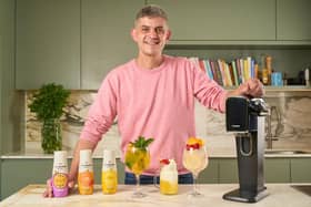 A summer of fizz: SodaStream launches three new flavours perfect for hosting with First Dates bartender Merv Griffiths.