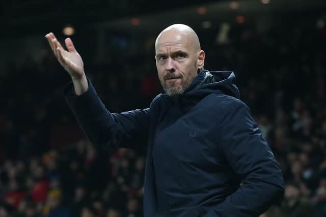 INJURY BLOW: For Manchester United and boss Erik ten Hag, above. Photo by Matthew Peters/Manchester United via Getty Images.
