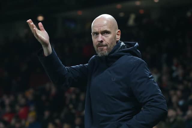 INJURY BLOW: For Manchester United and boss Erik ten Hag, above. Photo by Matthew Peters/Manchester United via Getty Images.
