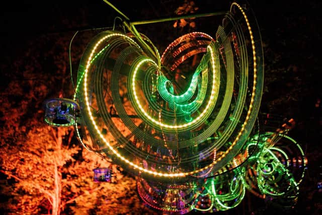 Celestial Sound is an interactive digital sound and light sculpture inspired by cosmic clouds