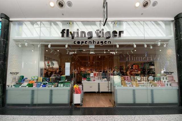Flying Tiger Copenhagen is a Danish variety store chain and opened in the White Rose December 2021.