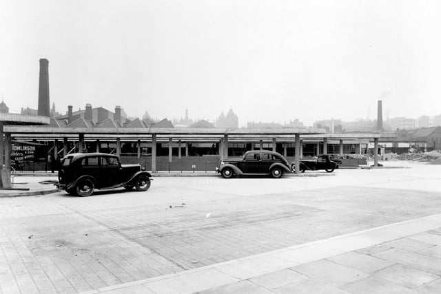 Central Bus Station from St.Peter's Street as it was nearing completion in July 1938.