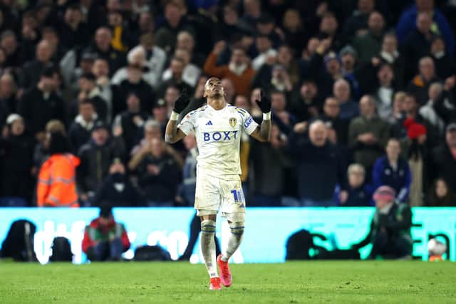 PRIZED ASSET: Leeds United star Crysencio Summerville. Photo by Ed Sykes/Getty Images.