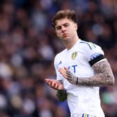 LOVING LIFE - Joe Rodon of Leeds United applauds the fans during the Sky Bet Championship match between Leeds and Preston North End at Elland Road. Pic: George Wood/Getty Images