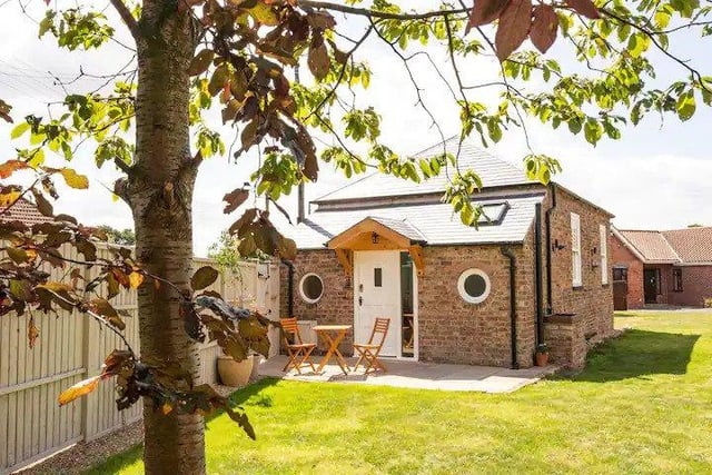 This lovingly-restored chapel is located in the peaceful village of Warthill, just outside York. The unique, 180-year-old building has been sensitively renovated, combining charming original features with modern, open-plan living. It has a rating of five stars, based on 30 reviews. One guest said: "Beautifully renovated former Chapel. Bright and airy inside, amazing shower and super comfy bed. Would definitely recommend it."
