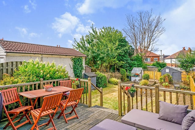 To the outside is a driveway and a gravelled ares with paving stones leading up to the front of the property and a secure enclosed large rear garden.