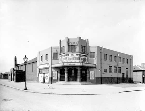 The Tivoli Cinema on Acre Road pictured in April 1937.  The 1,152 seat cinema was designed by architect James Brodie and opened on May 21, 1934 with screening of 'A Bedtime Story' starning Maurice Chevalier and Baby Leroy, later in the week the programme changed to show ' The Gold DIggers of 1933. It closed on 1st May 1960 after a screening of 'I was a Teenage Werewolf' although Childrens matinees were presented until 3rd June 1961.