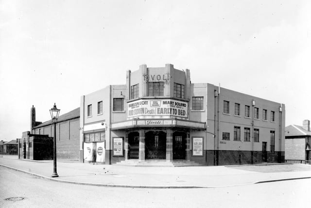 The Tivoli Cinema on Acre Road pictured in April 1937.  The 1,152 seat cinema was designed by architect James Brodie and opened on May 21, 1934 with screening of 'A Bedtime Story' starning Maurice Chevalier and Baby Leroy, later in the week the programme changed to show ' The Gold DIggers of 1933. It closed on 1st May 1960 after a screening of 'I was a Teenage Werewolf' although Childrens matinees were presented until 3rd June 1961.