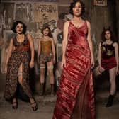 The women of Dope Girls. From left, Billie (Umi Myers), Violet (Eliza Scanlen), Kate (Julianne Nicholson), and Evie (Eilidh Fisher) (Picture: BBC/Badwolf Productions/Ray Burmiston)