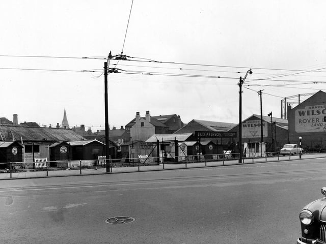 L. & D. Ableson, timber and plywood merchants, on Sheepscar Street North.