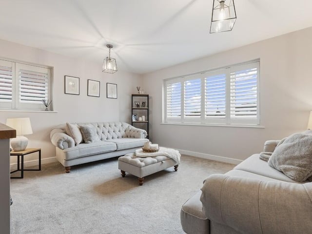 There ground floor also has a spacious lounge.