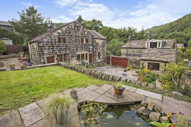 This Grade ll listed property in Stubbing Square, Hebden Bridge, is for sale priced £750,000