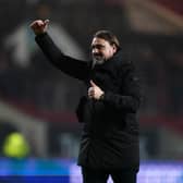 FURTHER PROGRESS: Expected for Leeds United and boss Daniel Farke, above, pictured celebrating Friday night's 1-0 win against Championship hosts Bristol City at Ashton Gate. Photo by Bradley Collyer/PA Wire.