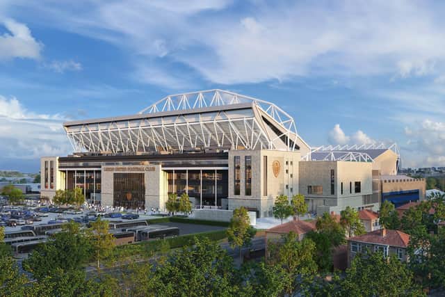 Leeds United have submitted plans to Leeds City Council which will increase Elland Road's capacity to 53,000 (Image: Leeds United)
