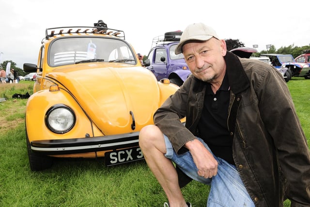 Gary Wilson, of Wakefield, with his 1971 Jeans Beetle