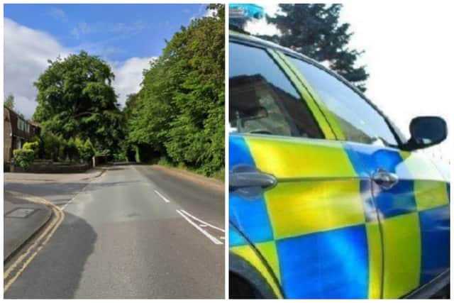 The crash happened in Moortown.