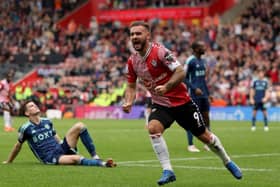 HEAVY DEFEAT - Southampton's Adam Armstrong celebrates scoring their side's third goal against Leeds United. Pic: George Tewkesbury/PA Wire