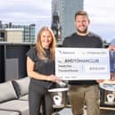 Elizabeth Harrison (Reward), Luke Ambler (Andy’s Man Club) and Nick Smith (Reward)