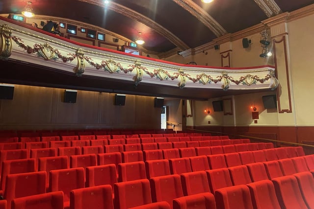 The work in the main auditorium includes a new paint job to return the theatre to its original design, as well as the installation of new seating, new carpeting and a new sound system.