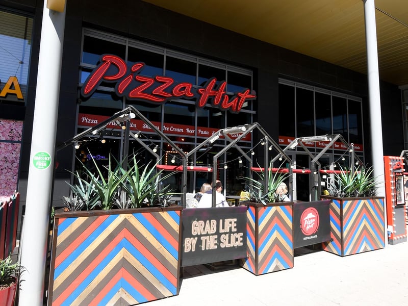Pizza Hut closed at the White Rose Centre in 2025.