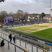 The Headingley Stadium pitch before Sunday's game against Bradford. Picture by Peter Smith.