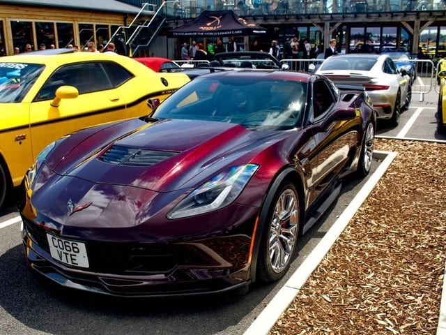 There was no shortage of flashy motors for petrolheads to enjoy.