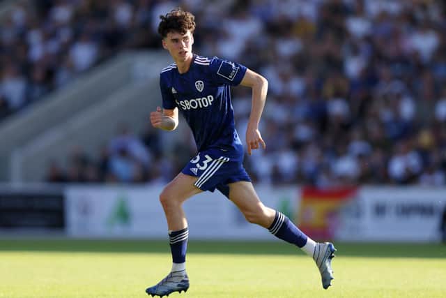 TAKING CARE - Leeds United are being patient with Archie Gray as he battles to overcome an ankle injury. The 16-year-old is also currently battling illness. Pic: Getty
