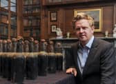 Bertie Troughton, Resident Trustee at Blair Castle 
discovered the bottles behind a hidden cellar door