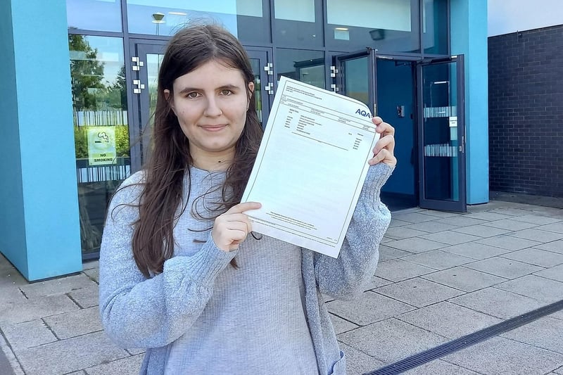Shirebrook Academy student Amelie Clarke is now armed with a host of GCSE grades including five 9s which will enable her to take a place in the Sixth Form at Brunts Academy in Mansfield to study A-Levels in philosophy, history and sociology