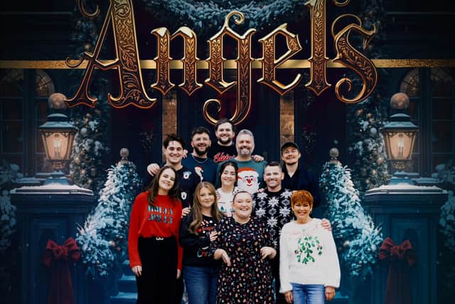 The single cover including the Home Care’s Got Talent Choir: Will Anderson, Ellen Broad, Lottie Lowther, Seren Marubbi, David McDonald, Jamie Morley, Gordon Robertson, Macey Shaw, Helen Jayne Wear with Home Care’s Got Talent judges: Matt Jameson from Married at First Sight UK and Kuill from The Voice.